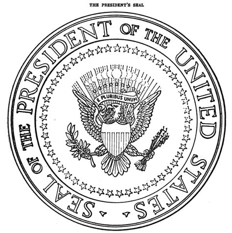 Presidential Seal Vector at GetDrawings | Free download