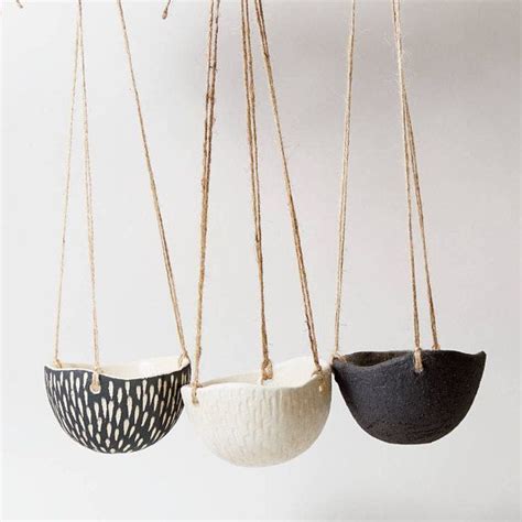 Ceramic Hanging Planter White Ceramic Planterindoor Plant Pot - Etsy | Diseños de cerámica ...