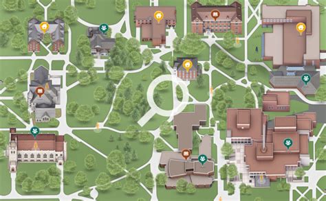 Hope College Campus Map – Map Vector