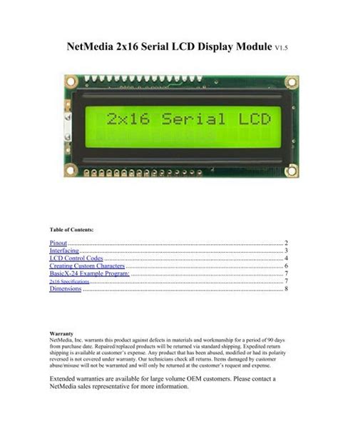 2x16 Lcd Display Pinout Discounts Collection | www.pinnaxis.com