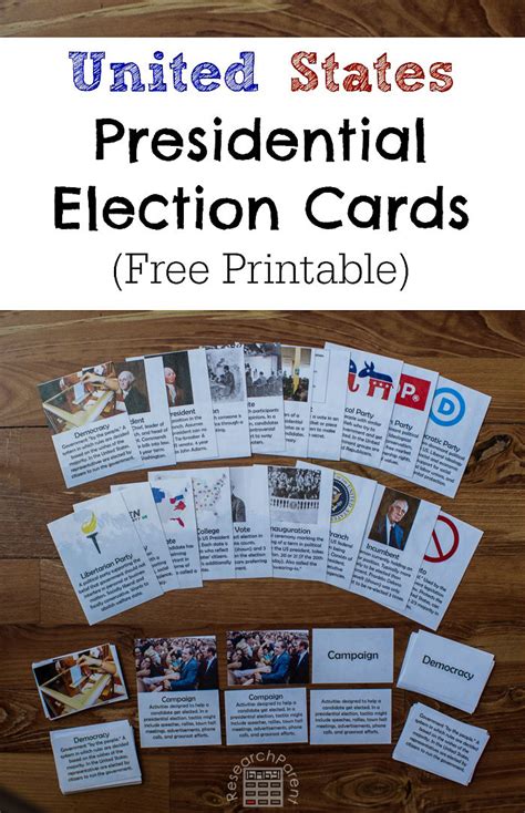 U.S. Presidential Election Cards - ResearchParent.com