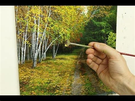 #71 How to Paint Silver Birch trees! | Michael James Smith - YouTube | Oil painting tutorial ...