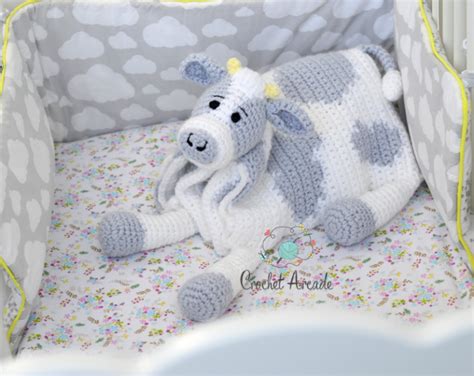 Crochet Cuddle & Play Cow Baby Blanket – Oh My GooGooGaGa