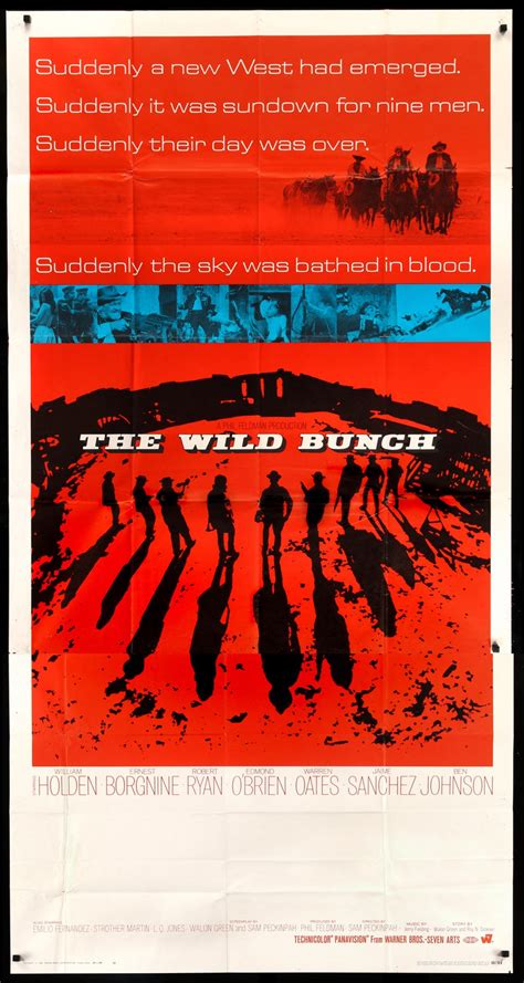 The Wild Bunch (1969) Original Three Sheet Movie Poster - Original Film ...