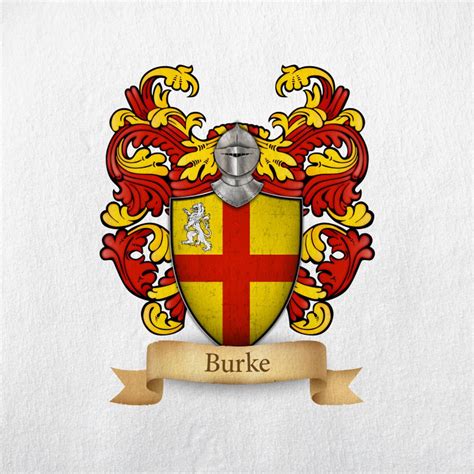 Burke Family Crest Print - Etsy