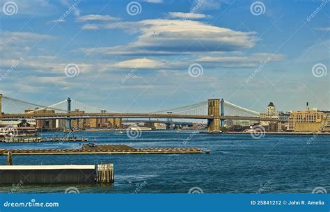 East River Bridges stock photo. Image of rise, apple - 25841212