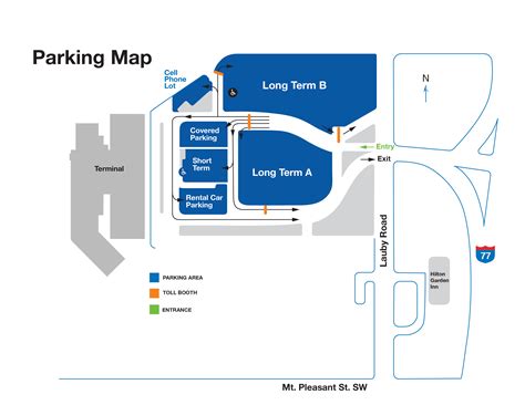 CAK Airport Map | Akron-Canton Airport » Akron-Canton Airport