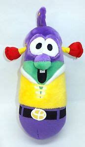 Larry Boy Cucumber VEGGIETALES Super Hero Bounce & Talk 2011 Gund Big ...