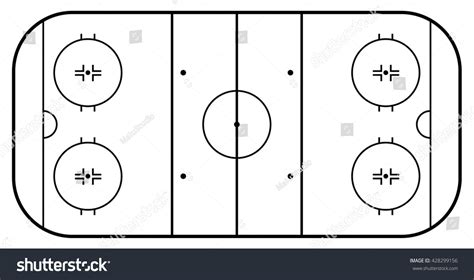 224 Hockey Rink Diagram Images, Stock Photos & Vectors | Shutterstock