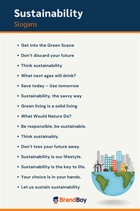 Sustainable Development Slogans