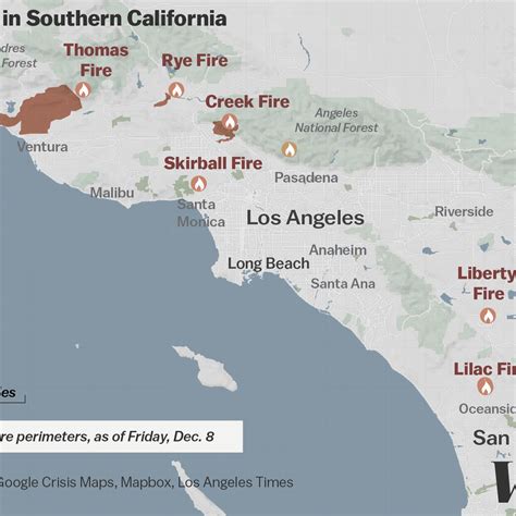 Fire Map For Southern California - Enrika Pollyanna