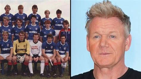 Old picture shows Gordon Ramsay once wanted to be a professional footballer