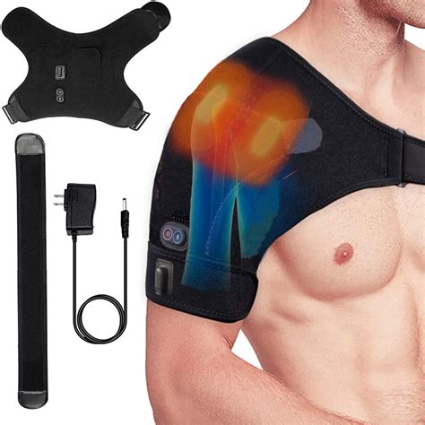 Buy Heating Shoulder Wrap 3 Setting, Heating Shoulder Therapy Wrap ...