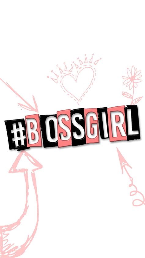 Boss Girl, boss, doodle, girl, hashtag, pink, quote, quotes, saying, sayings, HD phone wallpaper ...