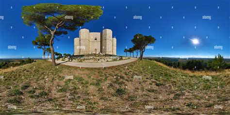 360° view of Castel Del Monte - Alamy