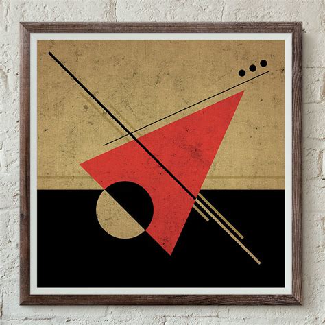 Minimalist Geometric Art Print Suprematist #Four By Magik Moments | notonthehighstreet.com