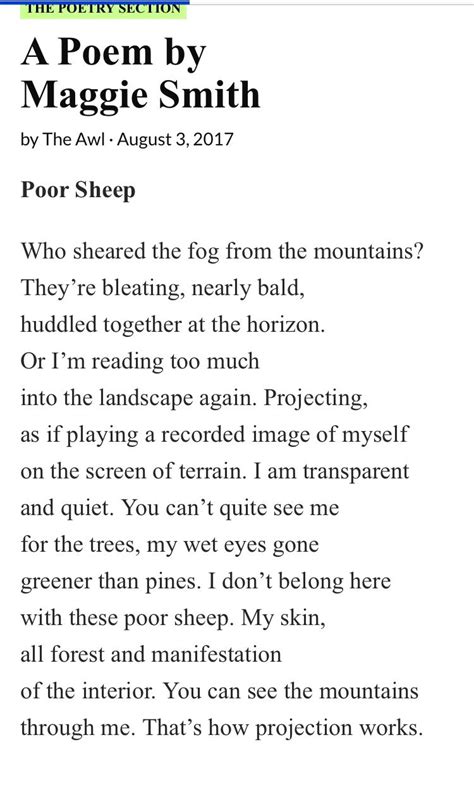 Poet Maggie Smith | Poems, Words, Maggie smith