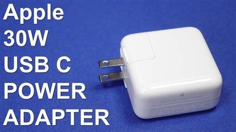 Apple 30W USB C Power Adapter Review and Test - YouTube