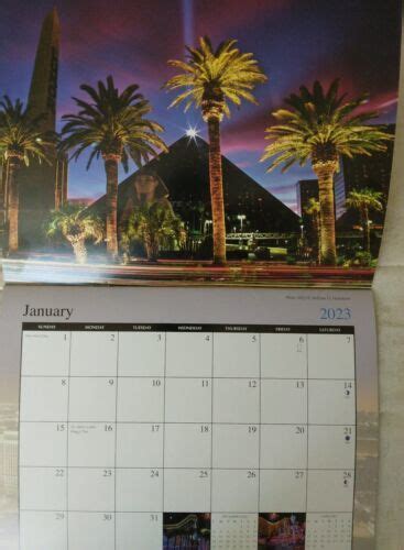 Las Vegas year 2023 calendar pictures of the Las Vegas Strip 2024 bonus ...