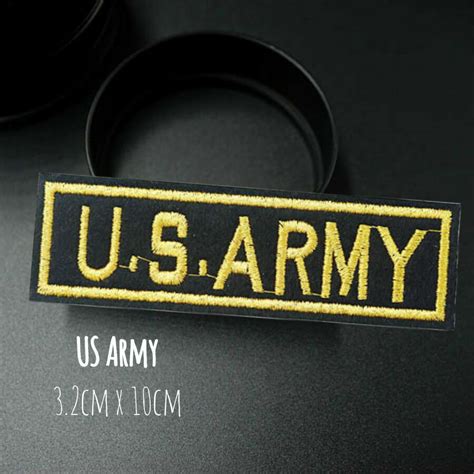 Army Military Themed Embroidered Logo Patch Badge Iron On / Sew On ...