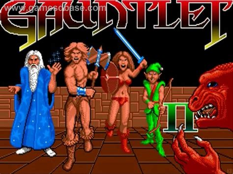 Gauntlet II 1980s arcade game title card | Retro video games, Retro ...