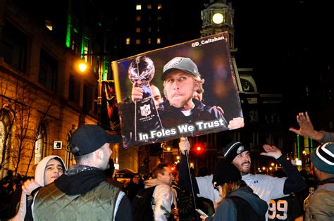 Philadelphians take to the streets to celebrate the Eagles' Super Bowl ...