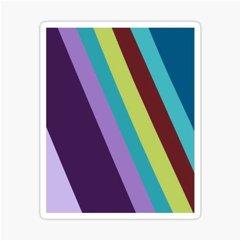 "Color Palette of Dress From 13 Going On 30" Sticker for Sale by foryourcart | Redbubble