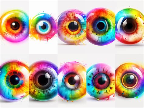 ArtStation - Rainbow Eye Pack | Artworks