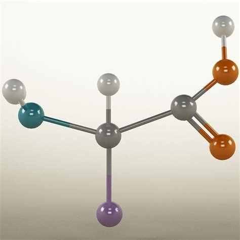 Molecule Amino Acid 3D model | CGTrader