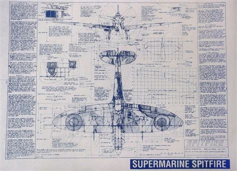 Supermarine Spitfire Blueprints