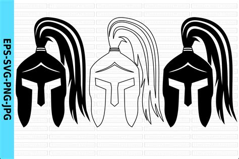 Female Spartan Helmet Spartan Women Illustration par TGT Designs ...