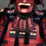 Handmade Red Arima Clan Japanese Samurai Armor, Life Size Samurai Armor ...