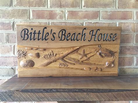 Custom Beach House sign indoor/ outdoor personalized vacation | Etsy