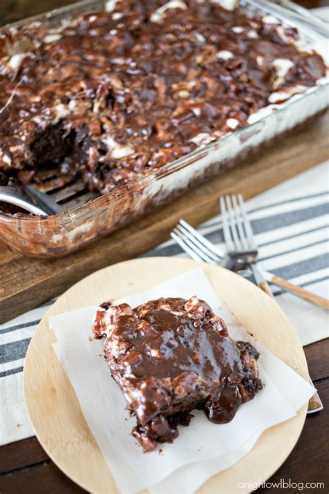 Rocky Road Cake - A Night Owl Blog