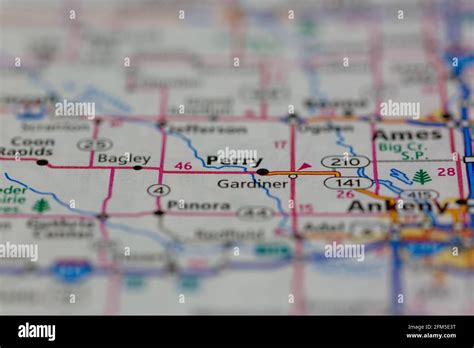 Perry iowa map hi-res stock photography and images - Alamy