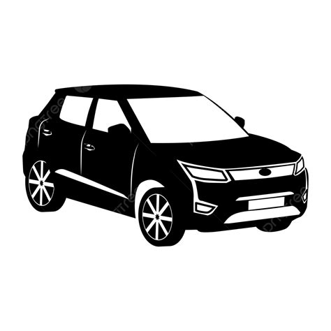 Black Car Vector PNG Images, Black Car Icon, Car, Wheel, Transport PNG Image For Free Download