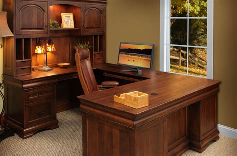 St. Gallen Hardwood Office Furniture Set - Countryside Amish Furniture