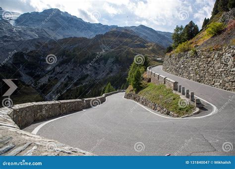 Sharp Turn Mountain Road Stock Images - Download 411 Royalty Free Photos