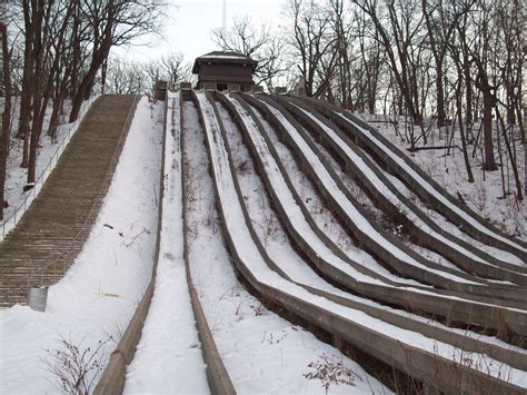 Abandoned Toboggan Chutes Located in Palos Heights,Illinois