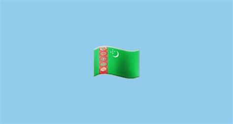 🇹🇲 Flag: Turkmenistan Emoji on Samsung One UI 1.5