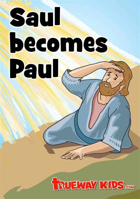 Saul becomes Paul. Damascus road - preschool Bible lesson | Bible ...