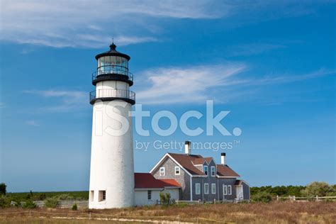 Cape Cod (Highland) Lighthouse, Truro, Ma Stock Photo | Royalty-Free ...