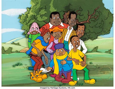 Fat Albert and the Cosby Kids Production Cel and Master Painted | Lot ...