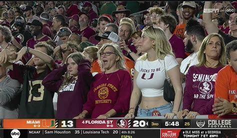 Girl goes viral FSU-Miami | BMR Sports Betting Forum