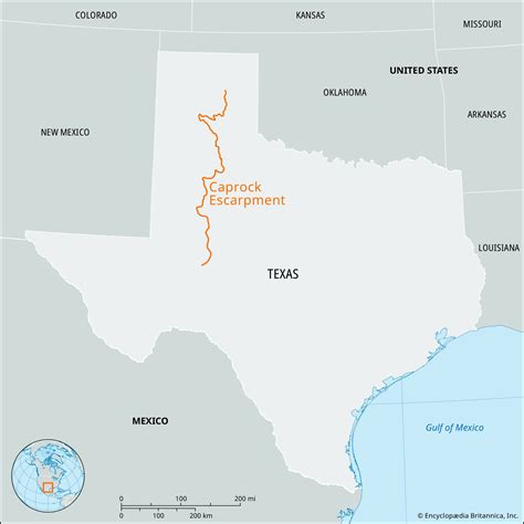 Caprock Escarpment | Texas, Map, & Location | Britannica