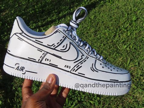 Nike Air Force 1 Custom cartoon Design any Size/ Made to Order - Etsy