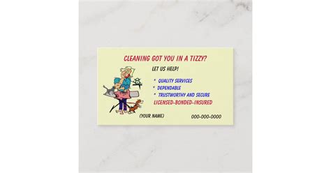 Housekeeping Business Card | Zazzle