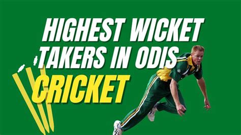 Top 7 Highest Wicket Takers ODI's Cricket in the World