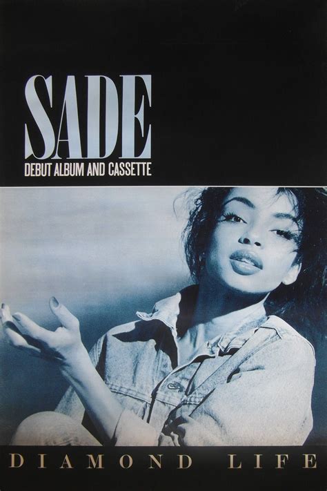 Rare 1984 Sade Large Subway Promotional Poster for the Debut Album ...