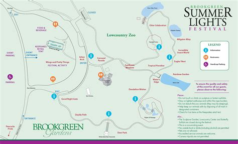 Brookgreen Gardens Printable Map - Printable Maps